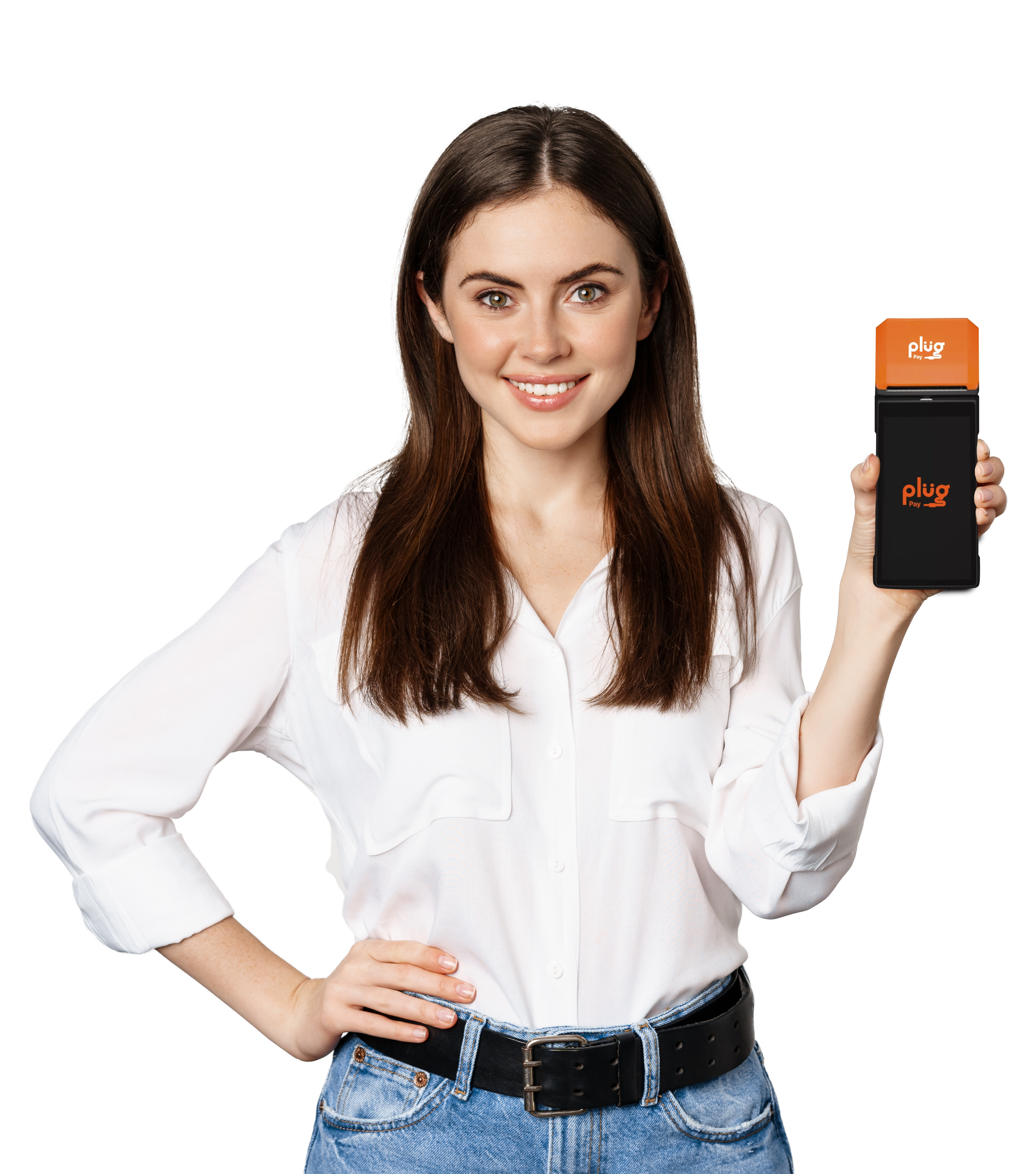 Cliente usando POS Plug Pay